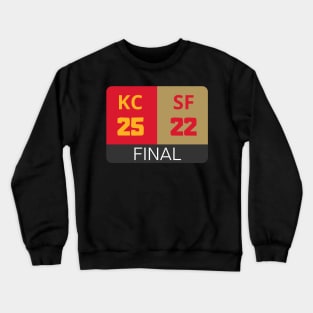 KC 25 SF 22 Crewneck Sweatshirt